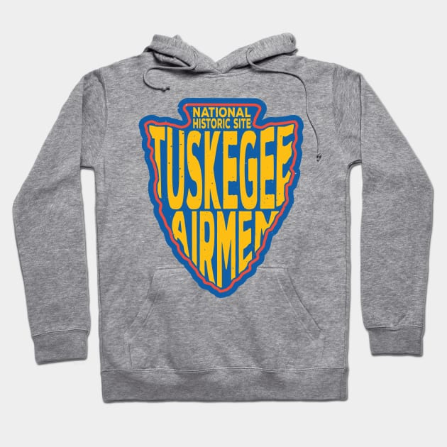 Tuskegee Airmen National Historic Site name arrowhead Hoodie by nylebuss